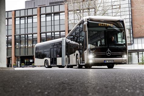 Fully Electric Mercedes Benz Ecitaro G Articulated Bus Complements The