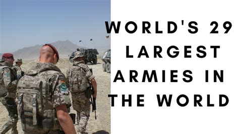 29 Most Largest Armies In The World By Learning A To Z Youtube
