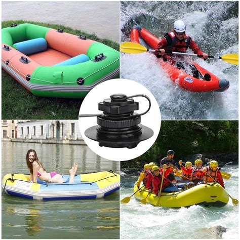 Buzifu 2pcs Air Valve Inflatable Boat Spiral Air Plugs One Way