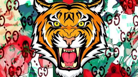 Angry Tiger Face With Yellow Eyes Hd Gucci Tiger