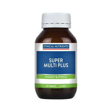 Ethical Nutrients Super Multi Plus 60 Tablets Wholelife