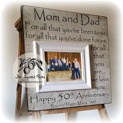 Parents Anniversary T 50th Anniversary Ts For All That You Have