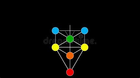 The Tree Of Life From Kabbalah Stock Vector Illustration Of Sacral