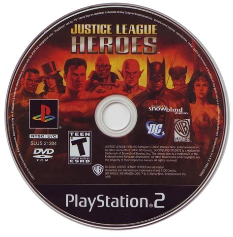 Justice League Heroes Cover Or Packaging Material Mobygames