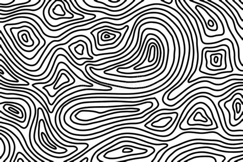 Black And White Wave Pattern Abstract Background Vector Illustration