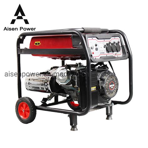 Aisen Power Efficient 3kw 220v High Power Small Generator 5kw Gasoline