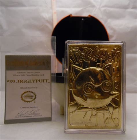 Bid on collectibles including glass, pottery, stamps, artifacts & archeology, sports memorabilia & cards. Pokemon 23K Gold Plated Card Burger King #39 Jigglypuff Poke Ball | Pokemon, Gold pokemon ...