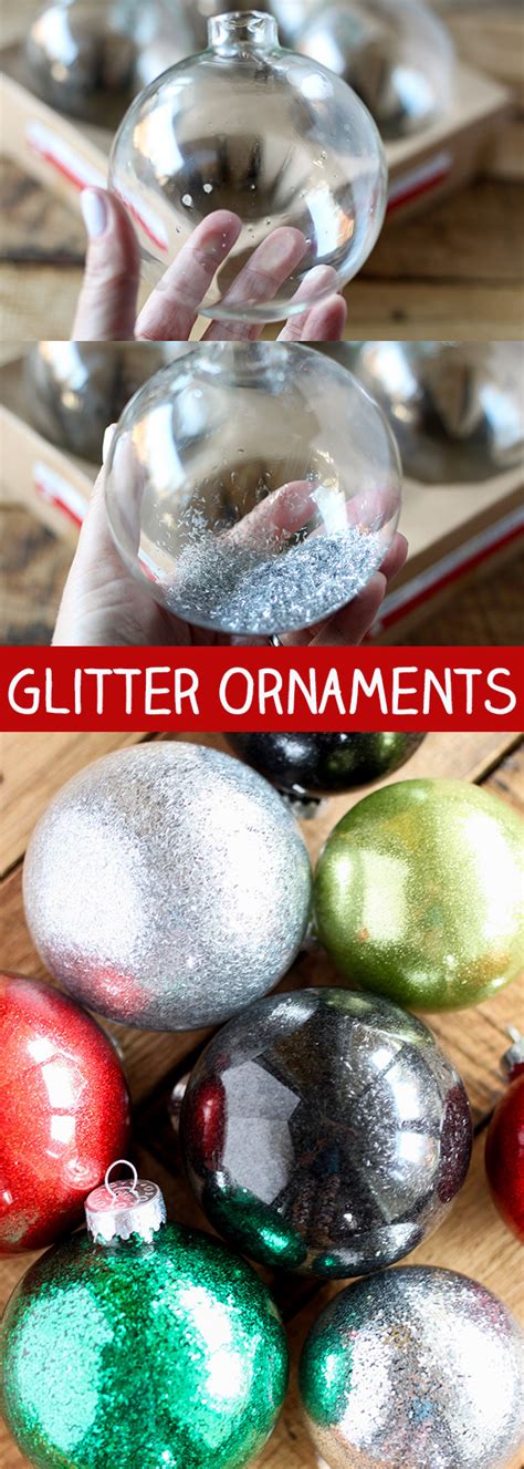 Diy Glitter Ornaments For Christmas No 2 Pencil