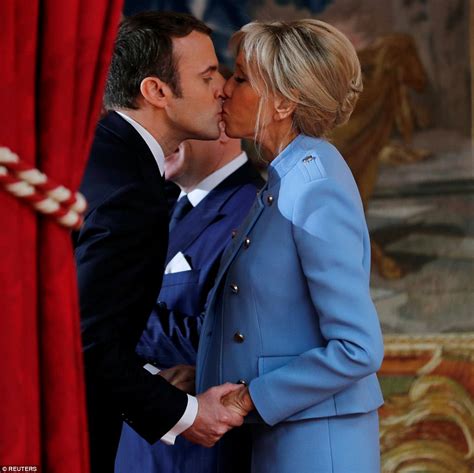 Macron Formally Named French President At Elysee Palace Daily Mail Online