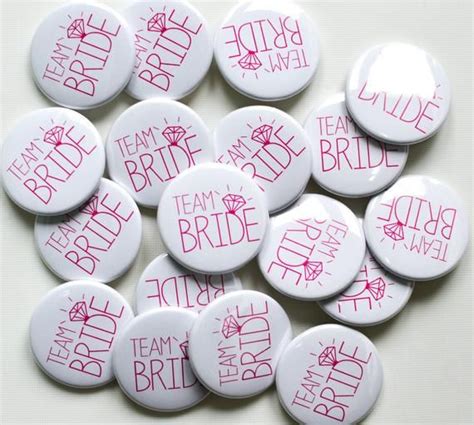 White Team Bride Badges Hen Night Hen Party Hen Do Bachelorette