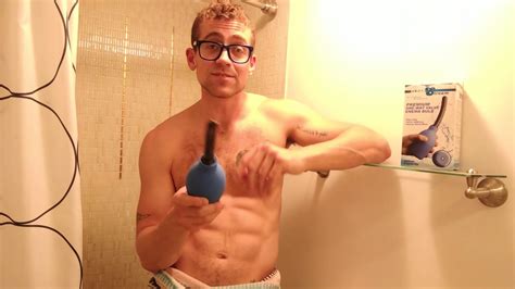 Anal Douching Using Gay Anal Cleaning Spray Eporner