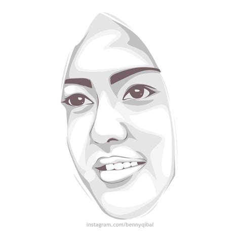 Vector Portrait In Adobe Illustrator On Behance