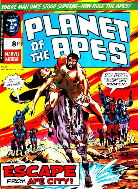 Starlogged Geek Media Again 1974 Planet Of The Apes Marvel Uk