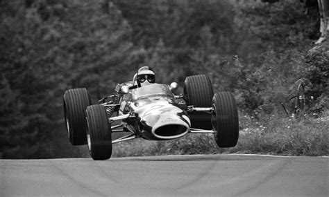 Jackie Stewart Jumping A F1 Car At The Nurburgring 1967 R