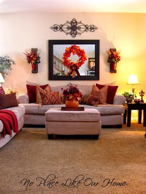 The options for how to arrange living room furniture are nearly endless. Easy Fall Decorating Ideas