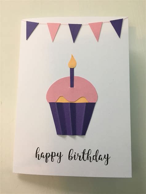 Happy Birthday Cards Handmade Birthday Card Craft Diy Birthday Gifts