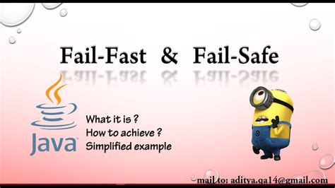 Failfast And Failsafe In Java Youtube