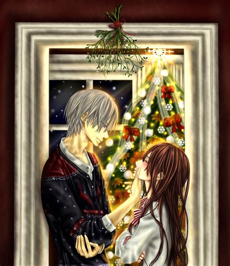 Anime Xmas Couples Wallpapers Wallpaper Cave
