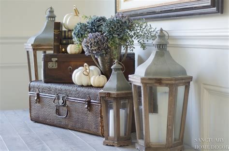 5 Minute Fall Decorating Easy Vignettes Sanctuary Home Decor
