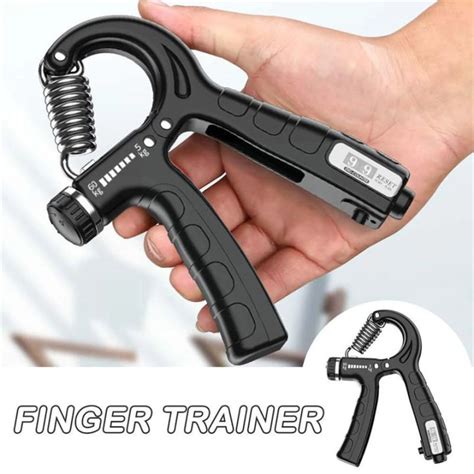 5 60kg Exercise R Shaped Training Wrist Gripper Hand Countable Expander