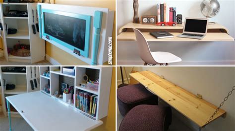 10 Diy Wall Mounted Desk Ideas Simphome