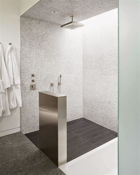 Squeezing a shower into a tiny house bathroom with teensy square footage is undoubtedly challenging. Open showers Design for a modern facility in the bathroom ...