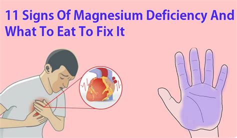 11 signs of magnesium deficiency and what to eat to fix it precious health