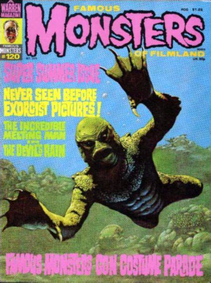 Famous Monsters Of Filmland 120 Magazine Back Issue Monsters