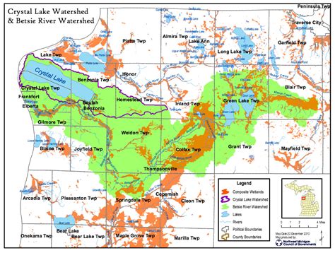 Maps The Crystal Lake And Watershed Association