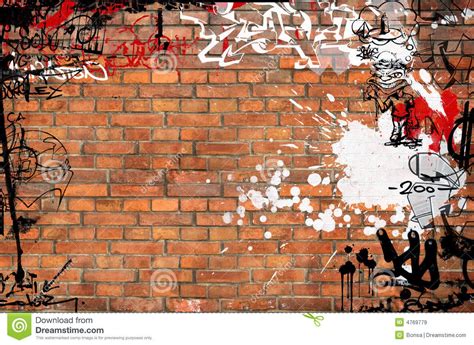 Graffiti Wall Graffiti Brick Wall Drawing