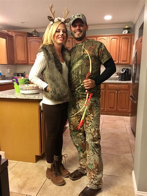 Couples Halloween Costume Deer And Hunter Couples Halloween Outfits