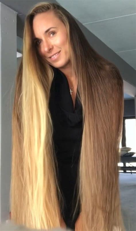 Video Long Blonde Silky Mane Long Hair Styles Beautiful Long
