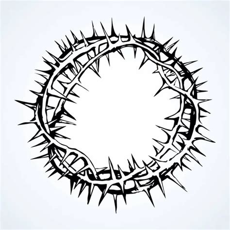 Crown Of Thorns Vector Drawing Stock Vector By ©marinka 130529748