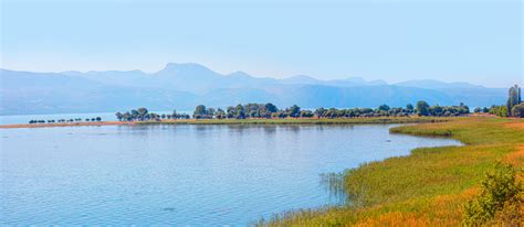 Landscape Of Beysehir Lake And Anamas Mountain In Konya Stock Photo