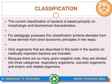 Ppt Chapter 5 Classification Of Medically Important Bacteria