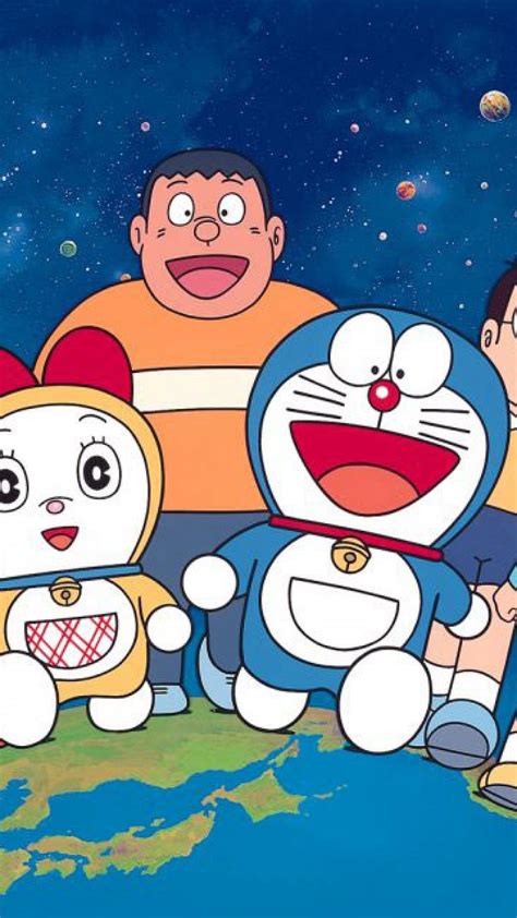 Stitch digital wallpaper, lilo and stitch, animated movies, representation. Wallpaper Doraemon Pink Biru - Anime Wallpaper HD
