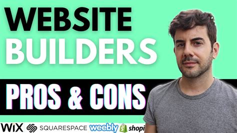 Website Builders Pros And Cons Compared To Wordpress Youtube