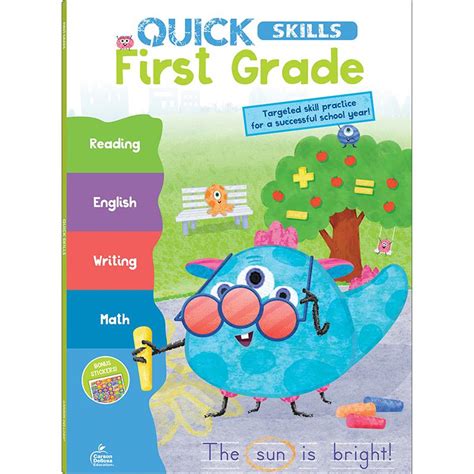 Knowledge Tree Carson Dellosa Education Quick Skills First Grade Workbook