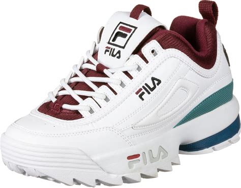 Shop fila shoes today and experience the fila disruptor silhouette that's taking the sport fashion world by storm. Fila Disruptor CB W Calzado blanco burdeos