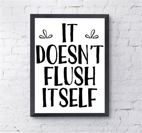 Funny Bathroom Quotes Printable