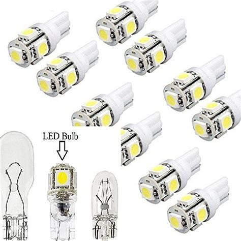 12v Low Voltage T10 T5 Wedge Base White Led Malibu Replacement Light
