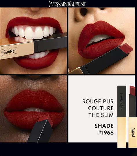 Ysl Red Rouge Pur Couture The Slim Lipstick Harrods Uk