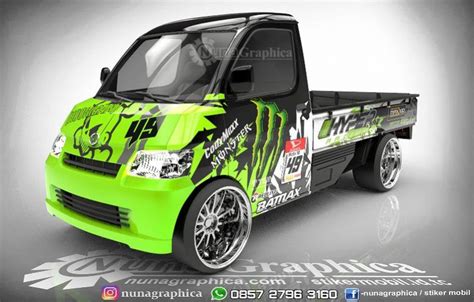 Pilihan variasi stiker mobil gran max minibus. Daihatsu Grandmax pickup - Nuna Graphica | Daihatsu, Mobil ...