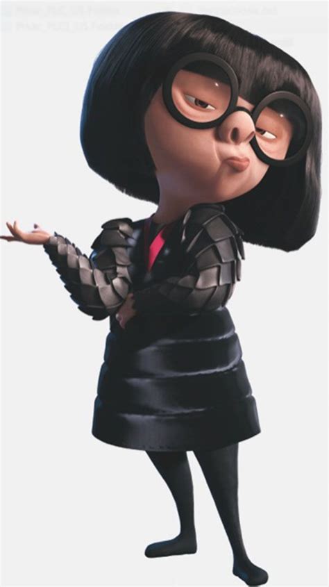 31 Female Characters With Short Black Hair Disney Incredibles Edna