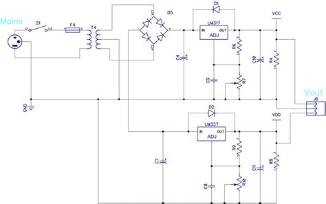 Power Supply Schematic Diagram V