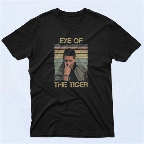 Dean Winchester Supernatural Eye Of The Tiger T Shirt
