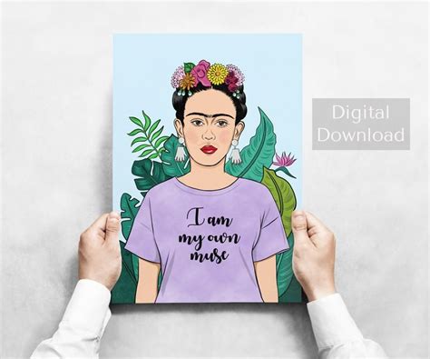 Frida Kahlo Poster Quote Artwork Frida Kahlo Posters Printable