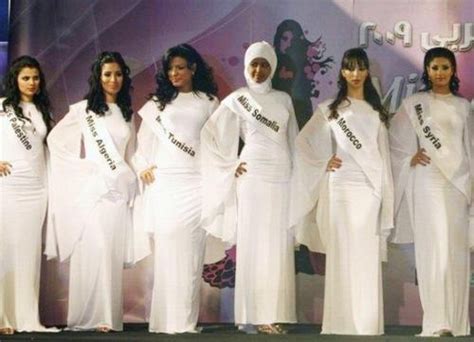 Hows This For A Beauty Pageant The Only One In Proper Attire Is Miss Somalia Islam Women