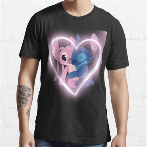 Stitch And Angel T Shirt For Sale By Emilylao Redbubble Lilo And