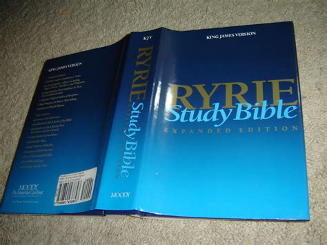 Ryrie Study Bible Kjv Hardback Red Letter Indexed Ryrie Study Bibles